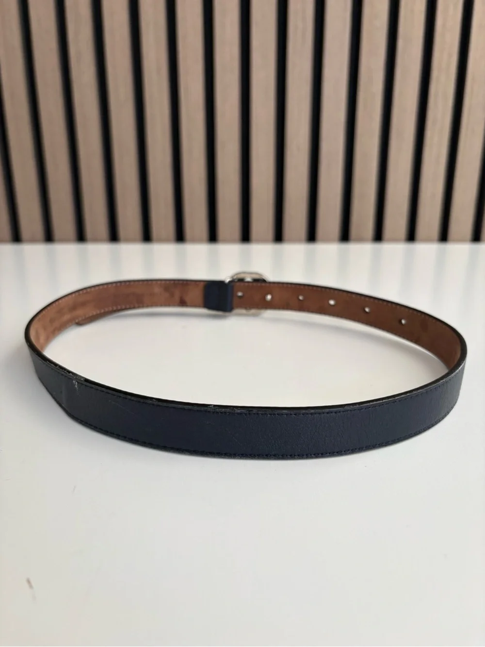 Auth GUCCI Leather Belt
